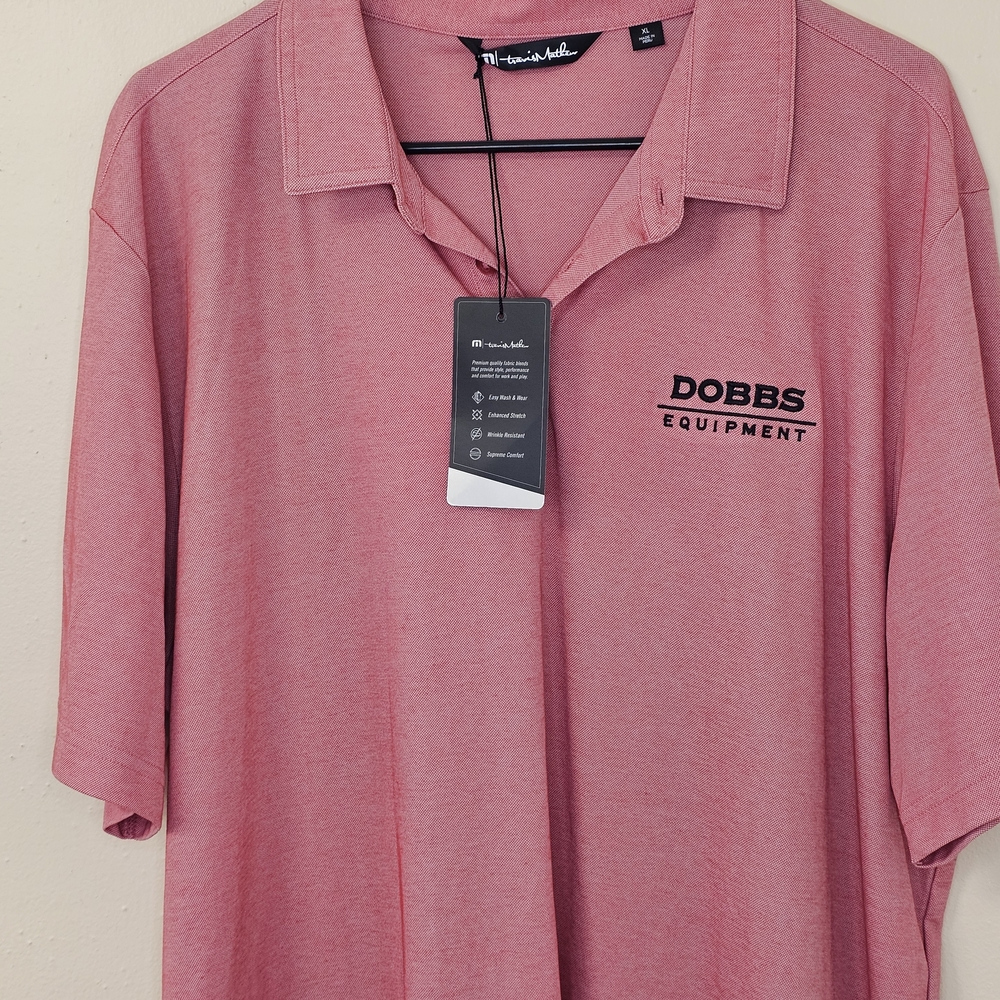 TravisMathew Polo Shirt XL | Pima Cotton Blend | Dobbs Equipment Logo